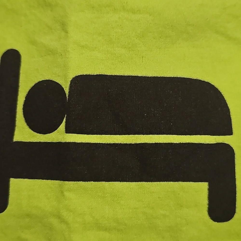 Ikea Twin Playful Puppy & Robot Printed Duvet Cover - Yellow, Red, Blue, Black